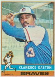 1976 Topps Baseball Cards      558     Clarence Gaston